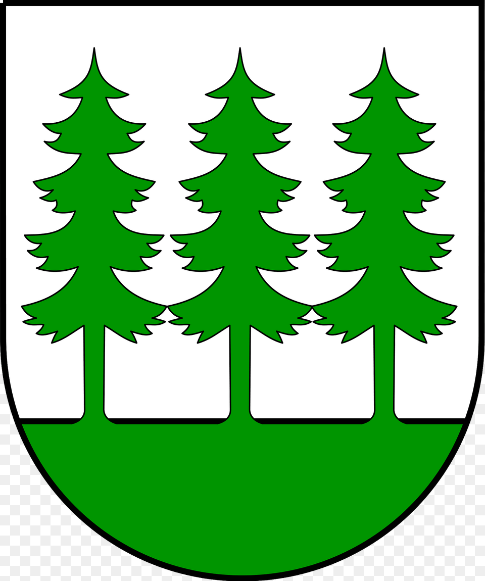 Coat Of Arms Of Detva Clipart, Plant, Tree, Green, Fir Png