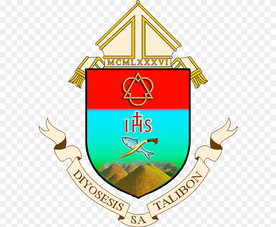 Coat Of Arms Of Diocese Of Talibon, Badge, Emblem, Logo, Symbol Png Image