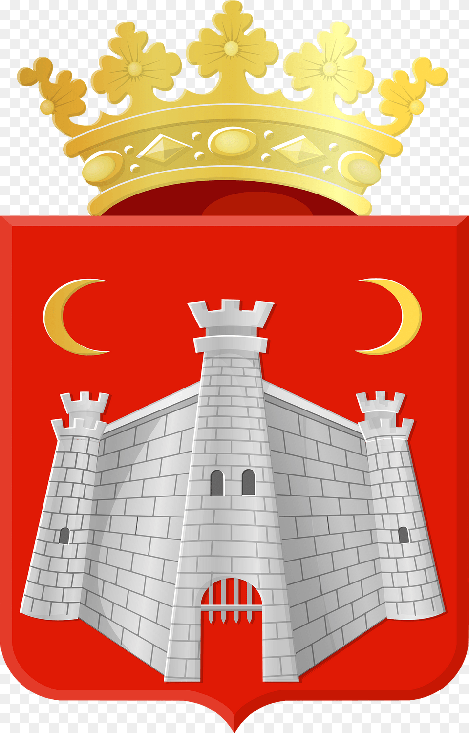 Coat Of Arms Of Doesburg Clipart, Emblem, Symbol, Dynamite, Weapon Free Transparent Png