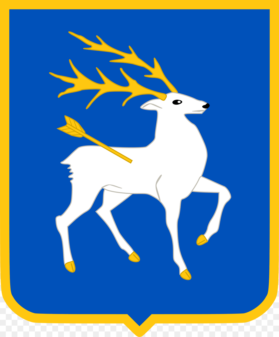 Coat Of Arms Of Don Republic Clipart, Animal, Deer, Mammal, Wildlife Free Png