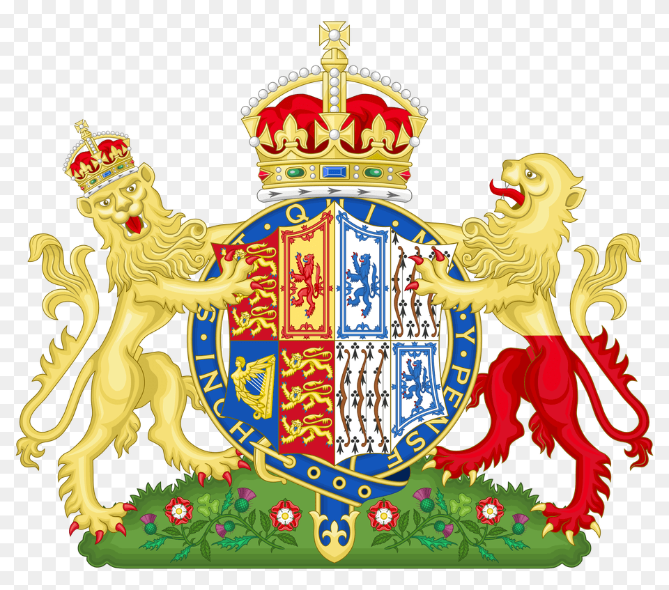 Coat Of Arms Of Elizabeth Bowes Lyon, Emblem, Symbol, Adult, Bride Free Png Download