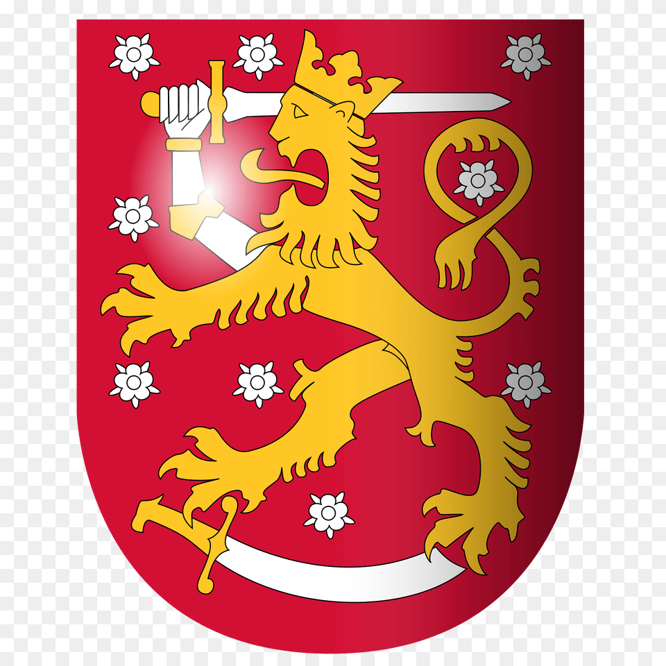 Coat Of Arms Of Finland 3d Clipart, Armor, Shield Free Transparent Png