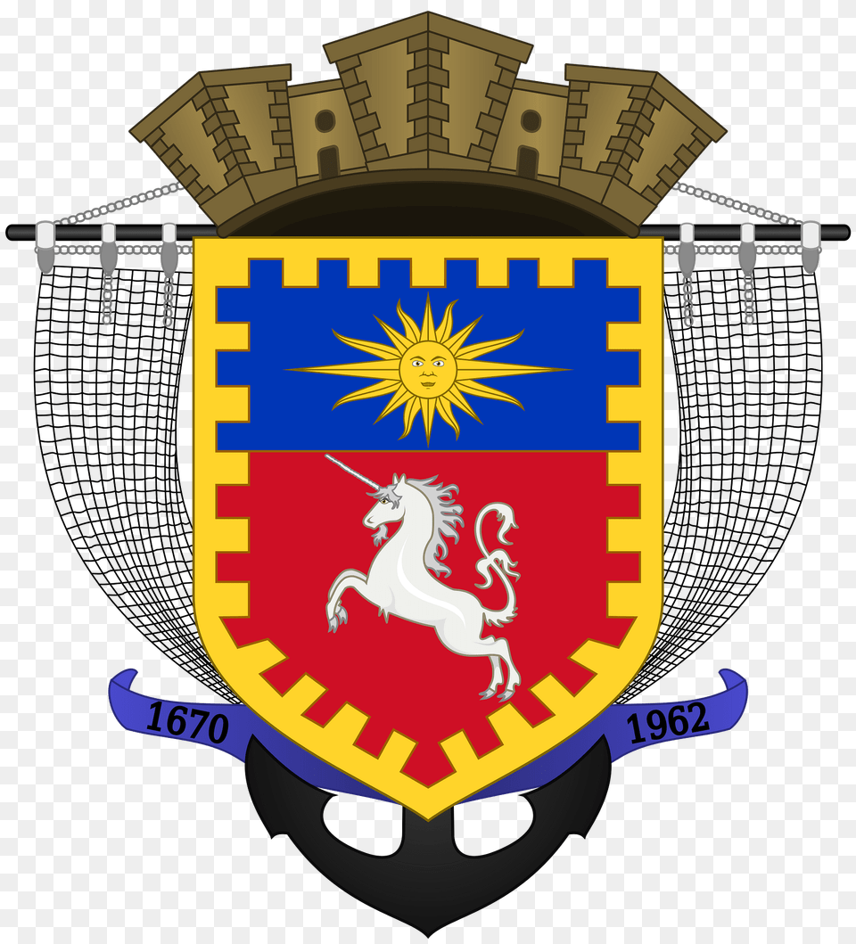 Coat Of Arms Of Fort Mardyck Clipart, Armor, Logo, Mammal, Animal Png Image