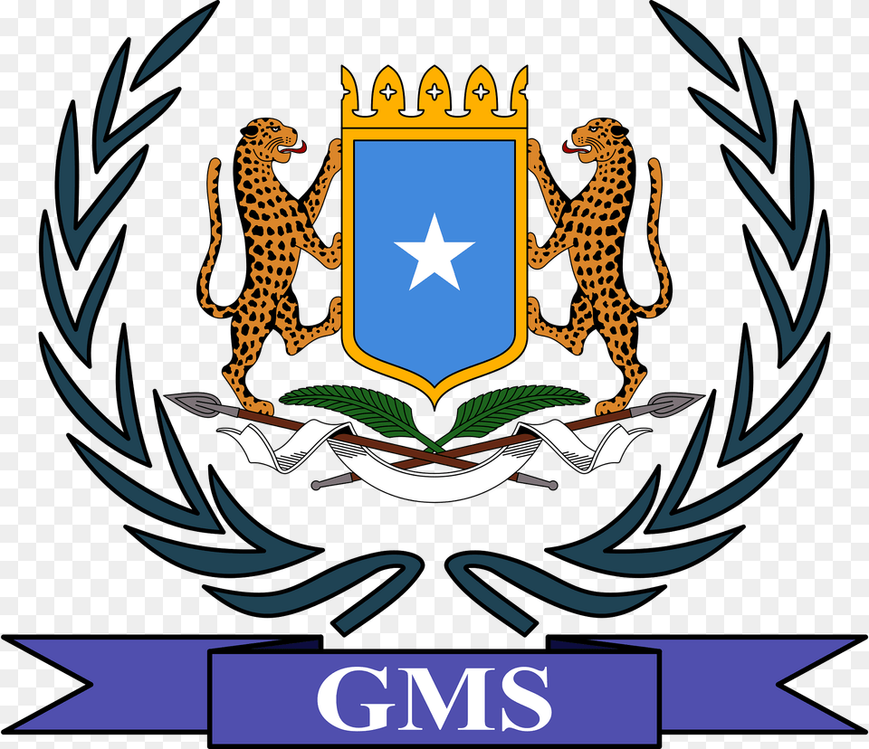 Coat Of Arms Of Galmudug Clipart, Emblem, Symbol, Animal, Mammal Png