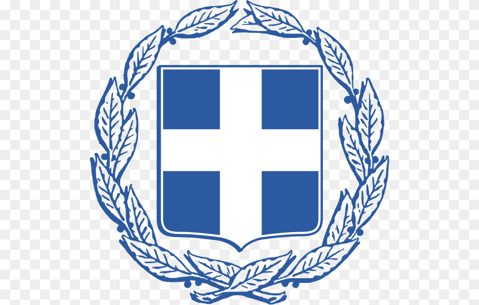 Coat Of Arms Of Greece Greece Coat Of Arms, Emblem, Symbol, Logo Png