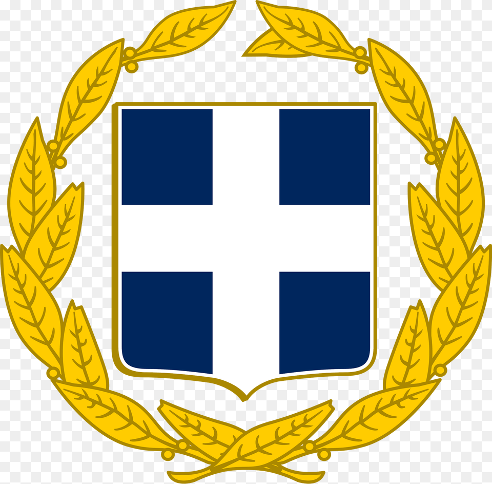 Coat Of Arms Of Greece Military Clipart, Emblem, Symbol, First Aid, Logo Free Png