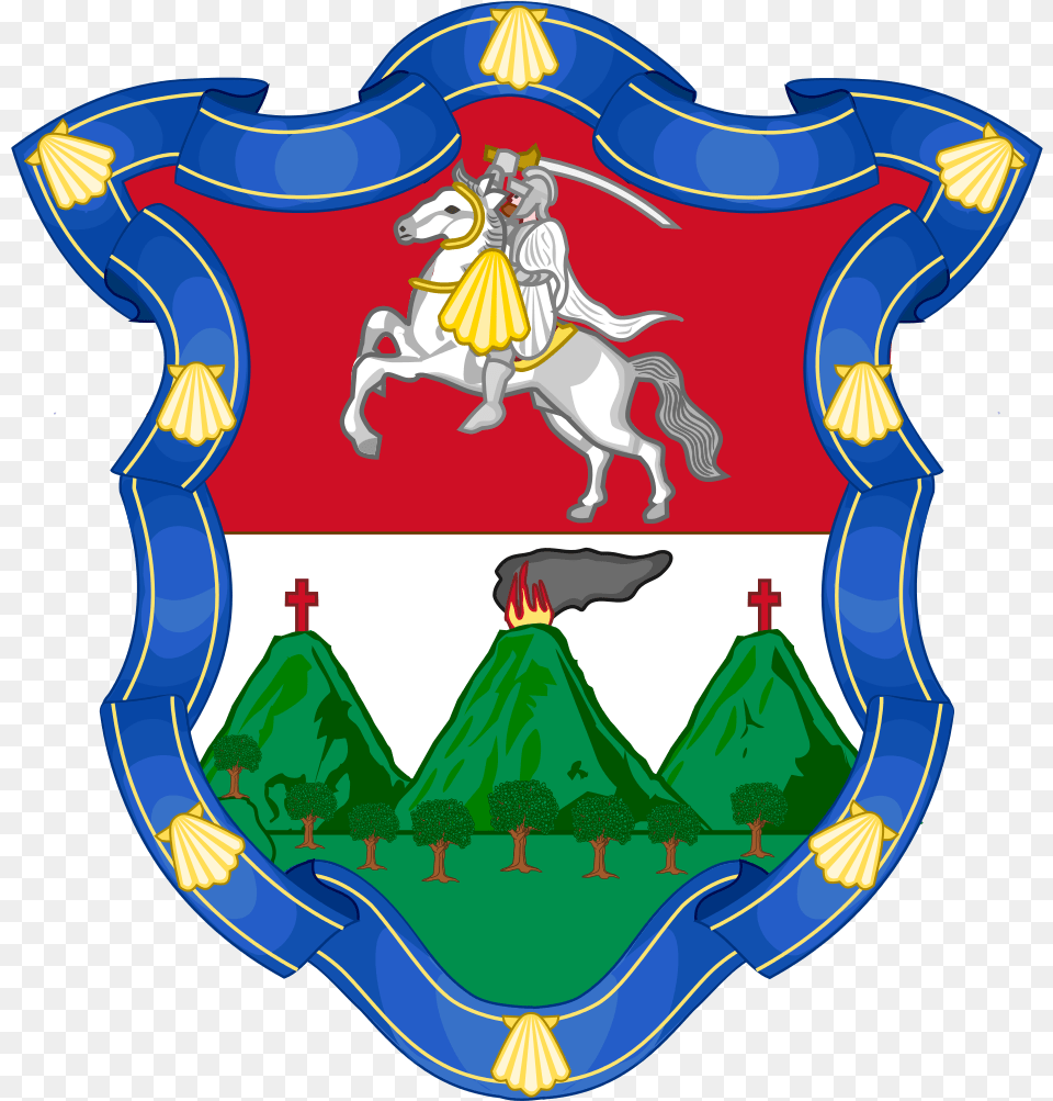 Coat Of Arms Of Guatemala City Guatemala City Coat Of Arms, Armor, Logo, Shield, Baby Free Png Download