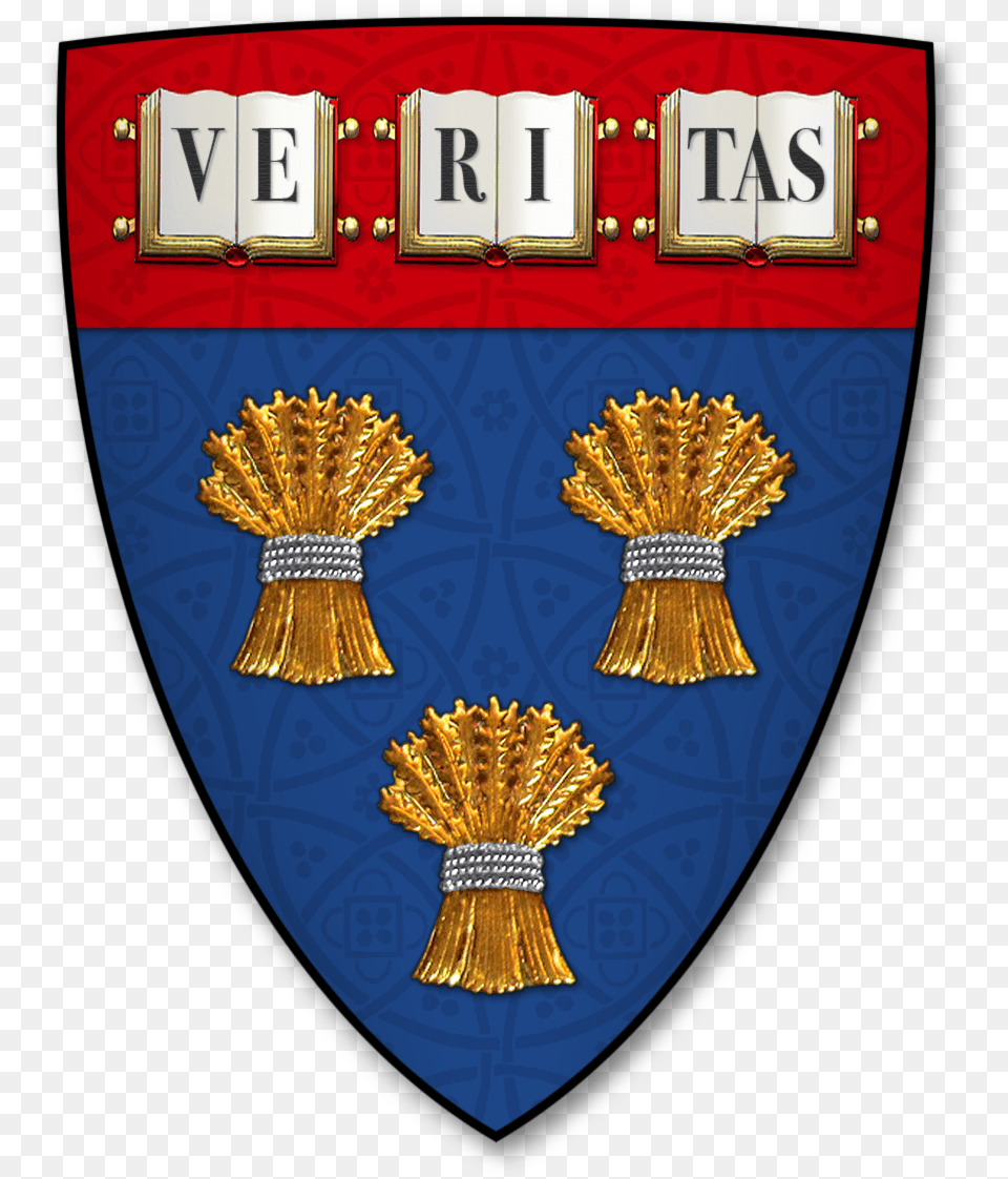 Coat Of Arms Of Harvard Law School Coat Of Arms Harvard, Badge, Logo, Symbol, Gold Free Png