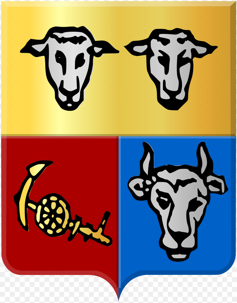 Coat Of Arms Of Heerde Clipart, Animal, Mammal, Pig, Baby Free Png Download