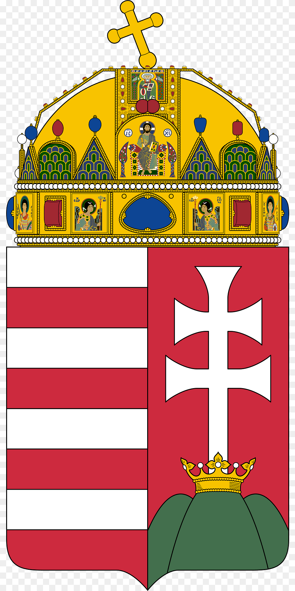 Coat Of Arms Of Hungary 1874 1896 Clipart, Person Free Png