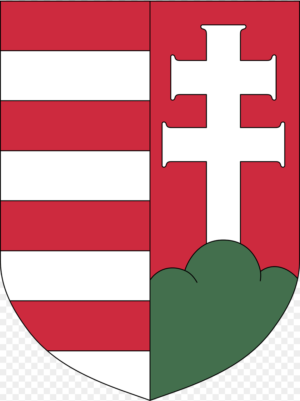 Coat Of Arms Of Hungary 1918 1919 Clipart, Armor, First Aid, Shield Free Png