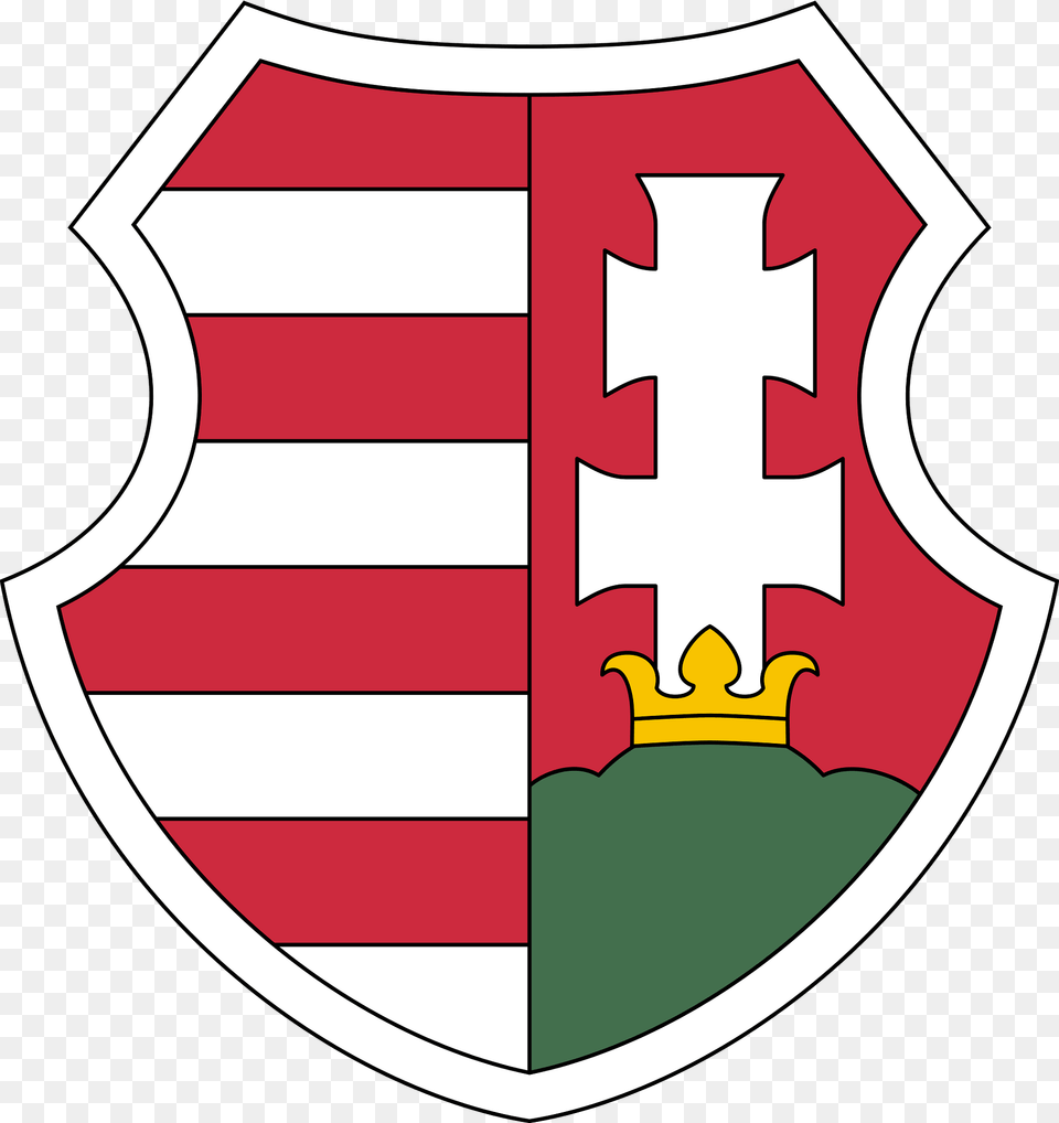 Coat Of Arms Of Hungary 1946 1949 1956 1957 Clipart, Armor, Shield, Dynamite, Weapon Free Transparent Png
