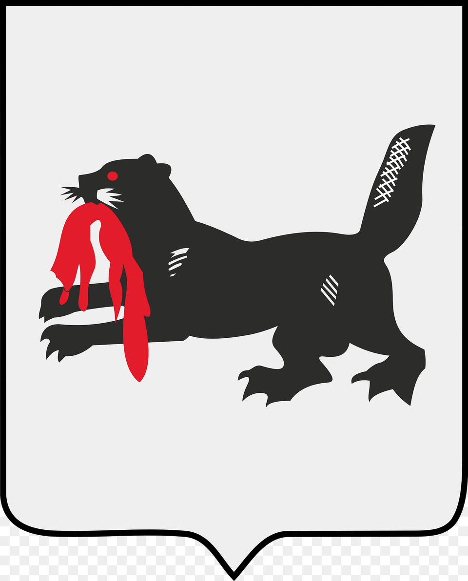 Coat Of Arms Of Irkutsk Oblast Clipart, Animal, Bear, Mammal, Wildlife Png Image