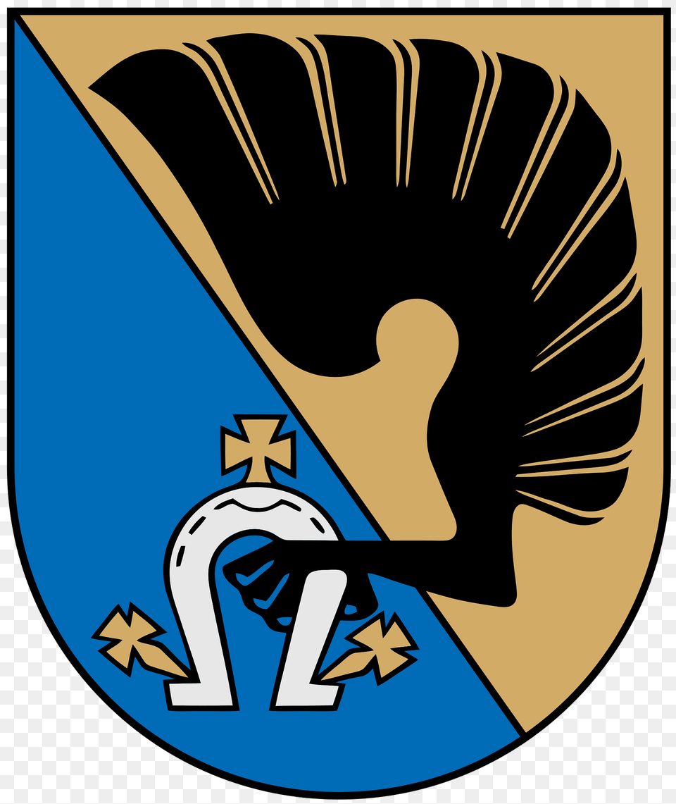 Coat Of Arms Of Kedainiai Lithuania Clipart, Emblem, Symbol, Logo, Dynamite Free Transparent Png