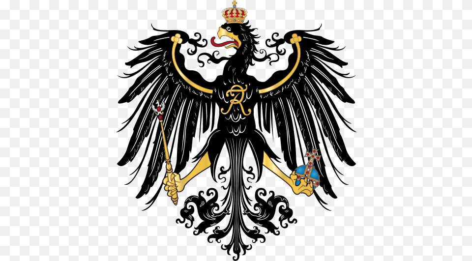 Coat Of Arms Of Kingdom Of Prussia In The Era Prussian Eagle, Animal, Bird, Vulture, Adult Free Transparent Png