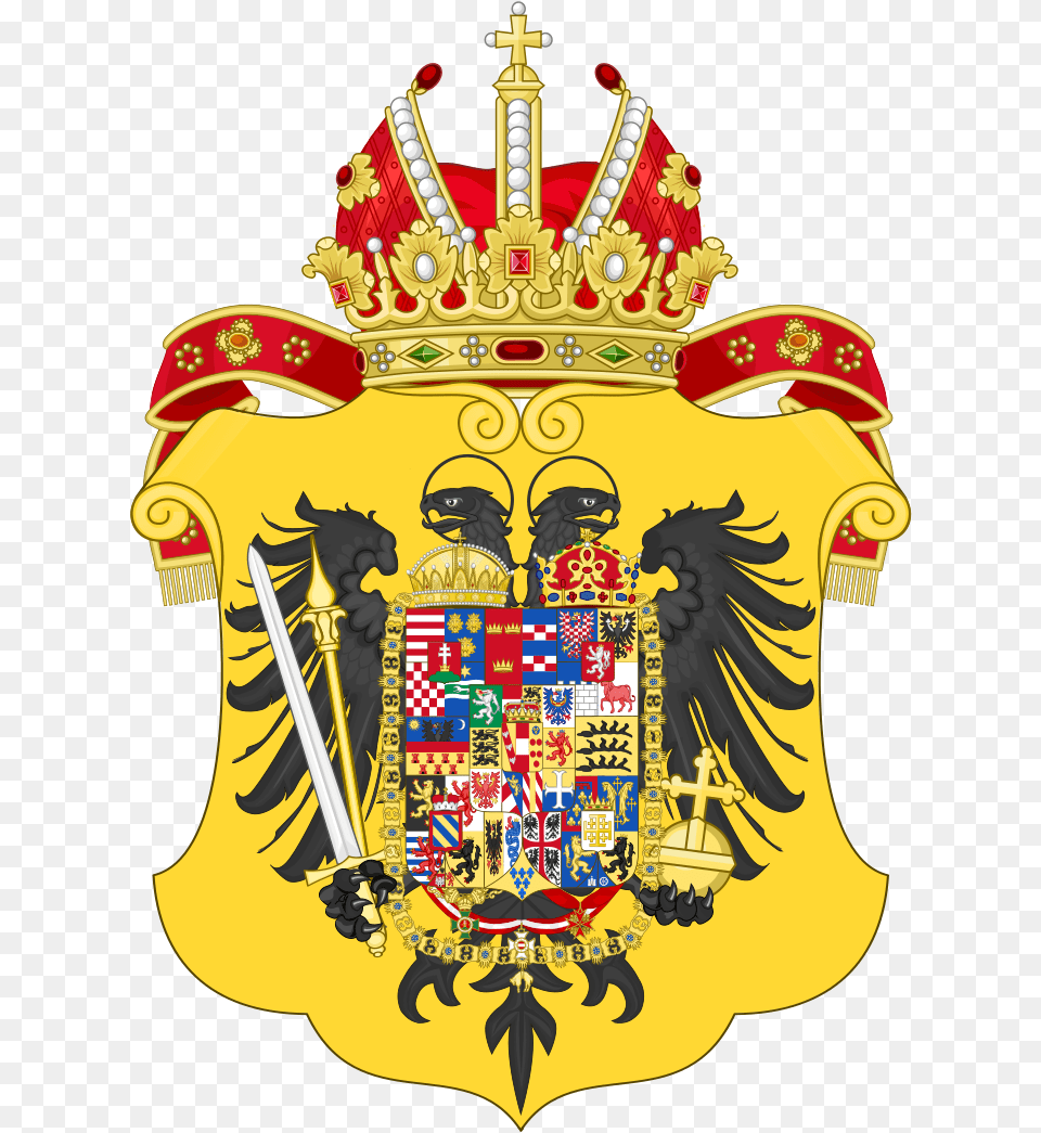 Coat Of Arms Of Leopold Ii And Francis Ii Holy Roman Maria Theresa Coat Of Arms, Emblem, Symbol, Accessories, Birthday Cake Free Png Download