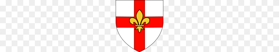 Coat Of Arms Of Lincoln Fleur De Lis, Armor, Shield, Cross, Symbol Free Transparent Png