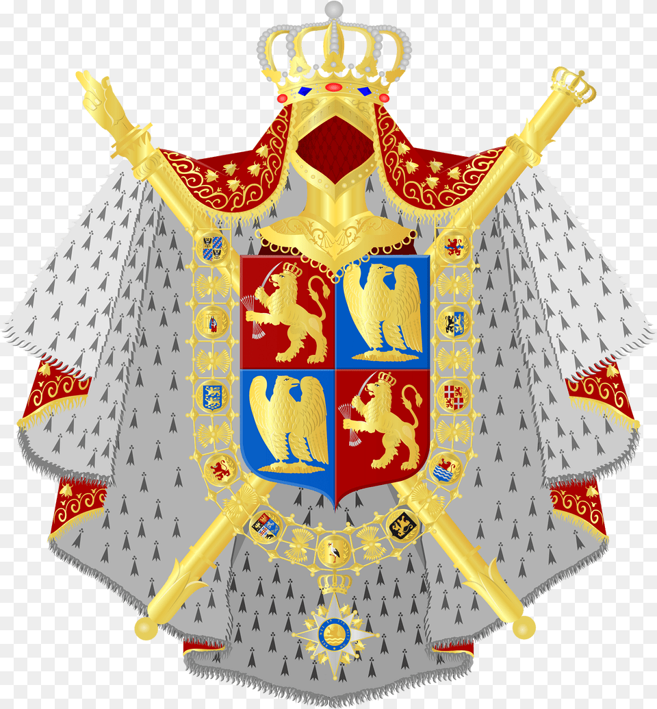 Coat Of Arms Of Louis Ii As King Of Holland Clipart, Armor, Adult, Baby, Bride Free Png Download