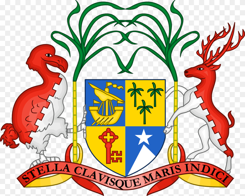 Coat Of Arms Of Mauritius, Emblem, Symbol, Dynamite, Weapon Free Transparent Png