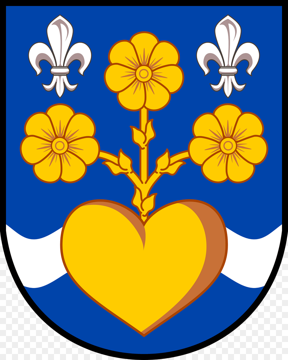 Coat Of Arms Of Milotice Nad Opavou Clipart, Flower, Plant, Symbol Free Transparent Png