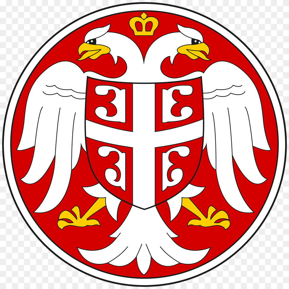 Coat Of Arms Of Nedics Serbia Clipart, Emblem, Symbol, Logo, Armor Png Image