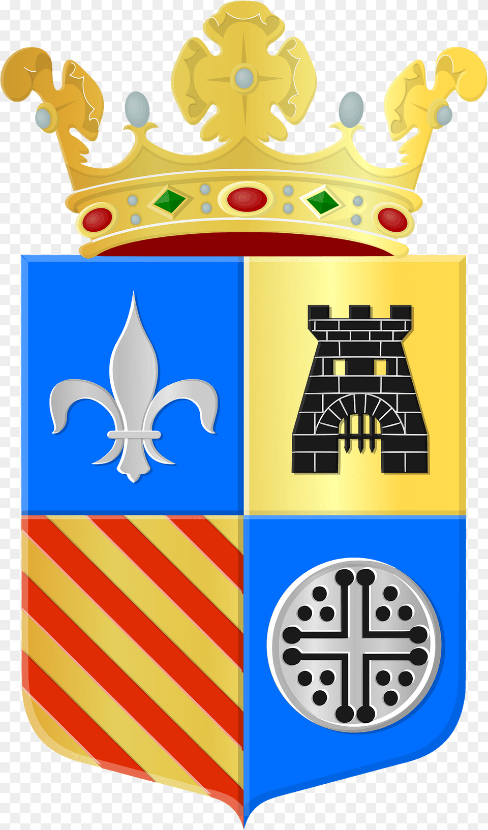 Coat Of Arms Of Noordoostpolder Clipart, Emblem, Symbol, Logo Free Png Download