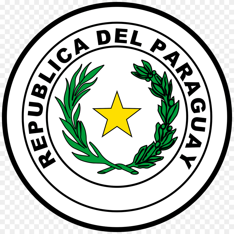 Coat Of Arms Of Paraguay Clipart, Logo, Symbol, Emblem Free Png Download