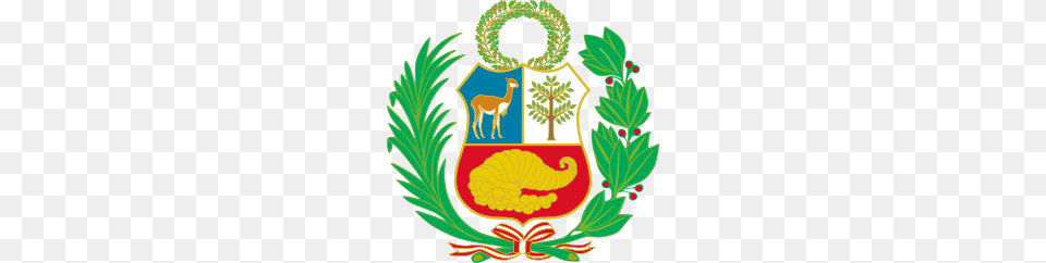 Coat Of Arms Of Peru, Emblem, Symbol, Animal, Antelope Free Png