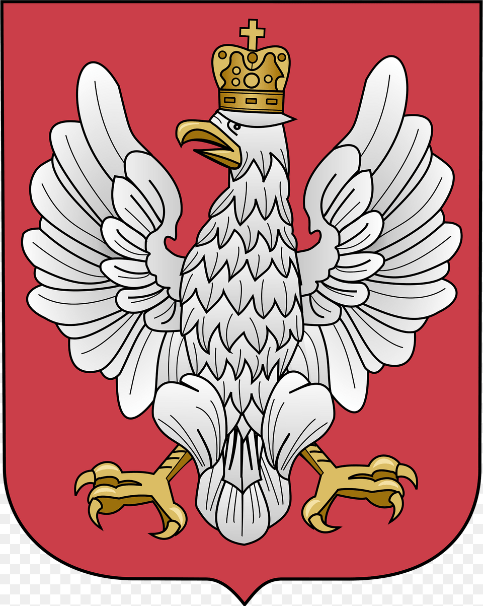 Coat Of Arms Of Poland2 1919 1927 Clipart, Emblem, Symbol, Animal, Bird Free Png Download