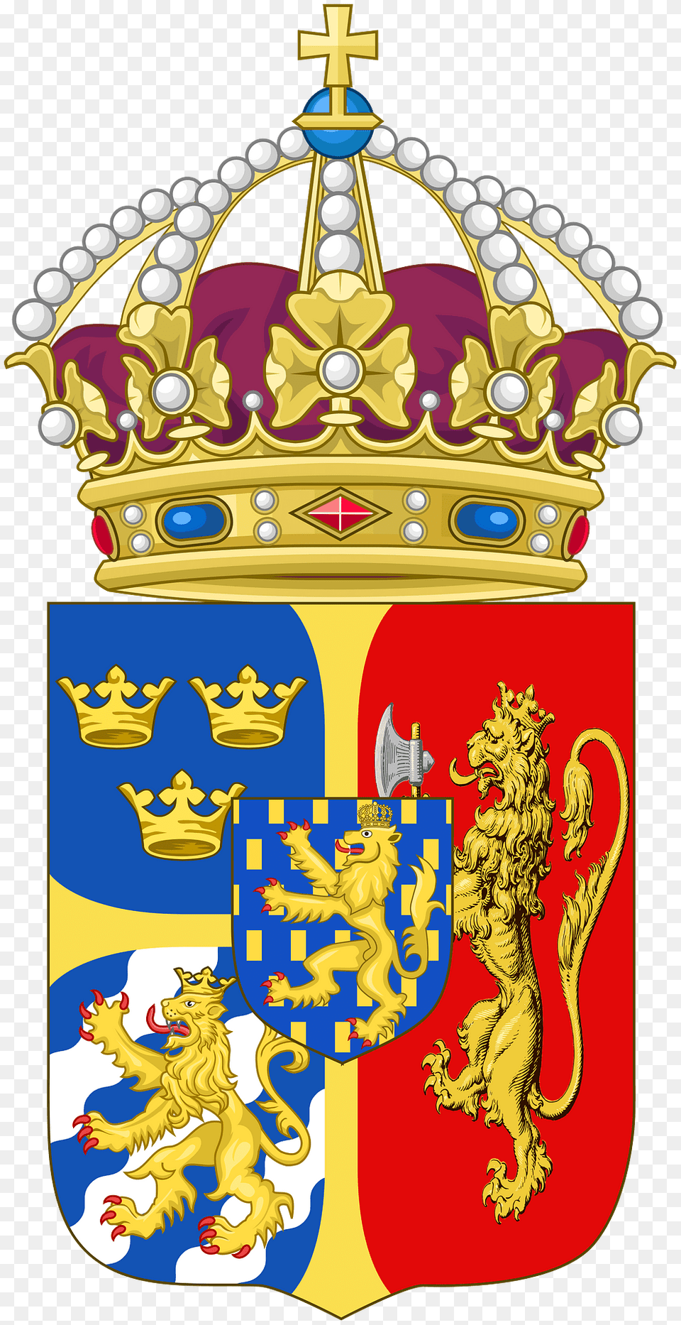 Coat Of Arms Of Queen Sophie 1872 1905 Clipart, Accessories, Jewelry, Crown Png