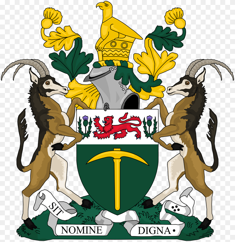 Coat Of Arms Of Rhodesia Clipart, Person, Book, Comics, Publication Free Png