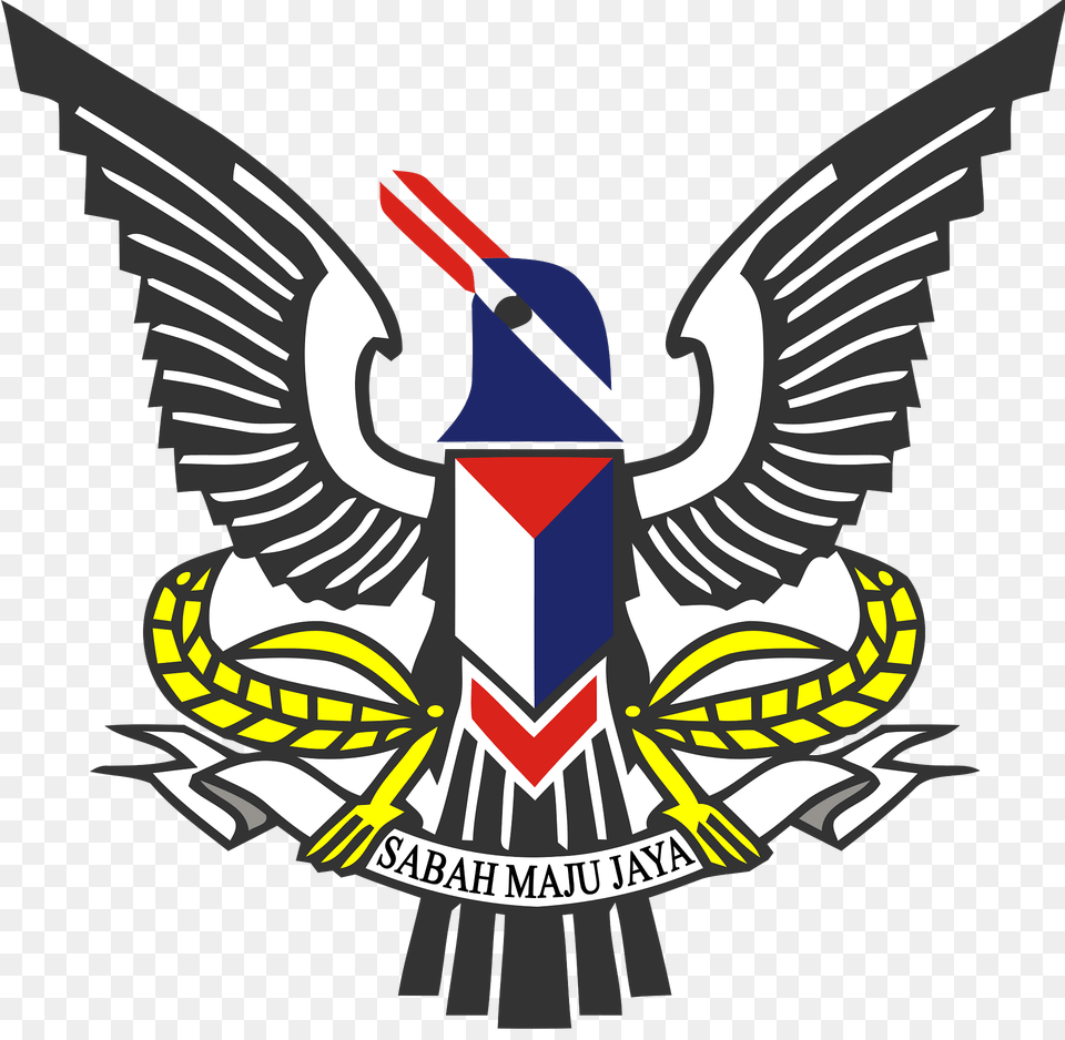 Coat Of Arms Of Sabah Clipart, Emblem, Symbol, Dynamite, Weapon Png Image