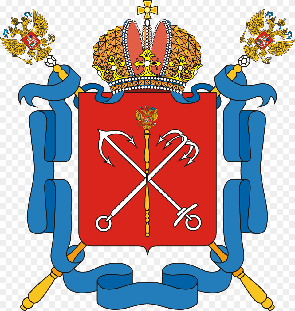 Coat Of Arms Of Saint Petersburg Saint Petersburg Coat, Emblem, Symbol Free Png Download