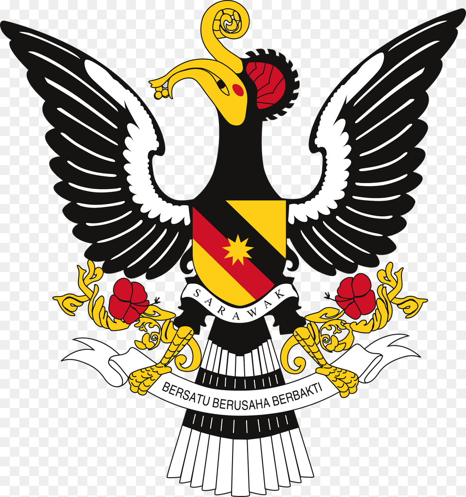 Coat Of Arms Of Sarawak Clipart, Emblem, Symbol, Dynamite, Weapon Free Png Download