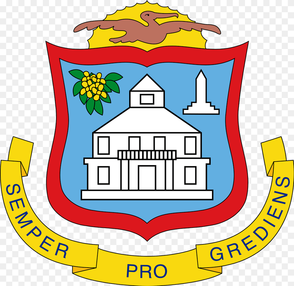 Coat Of Arms Of Sint Maarten Clipart, Badge, Logo, Symbol, Emblem Free Transparent Png