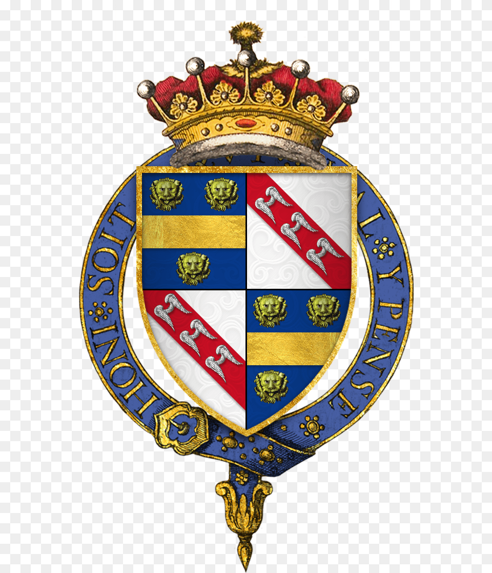 Coat Of Arms Of Sir William De La Pole 4th Earl Of Thomas Boleyn Coat Of Arms, Badge, Logo, Symbol, Armor Free Png