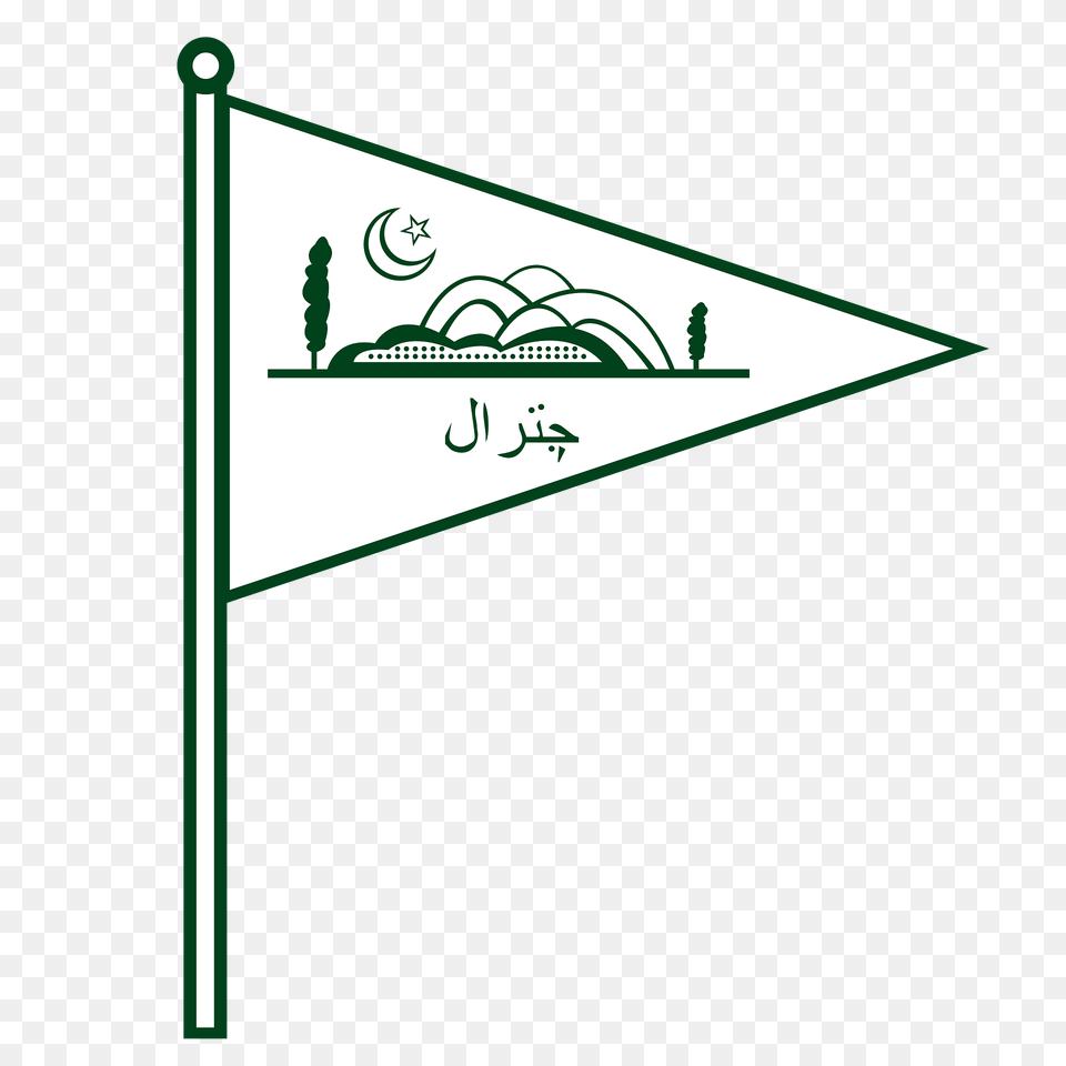 Coat Of Arms Of State Of Chitral Clipart, Triangle, Blackboard Free Transparent Png