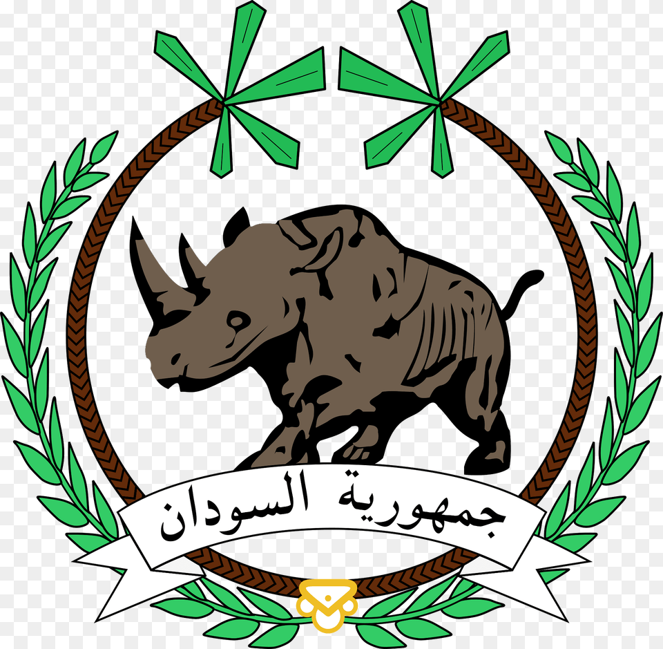 Coat Of Arms Of Sudan Clipart, Animal, Wildlife, Mammal, Bear Png