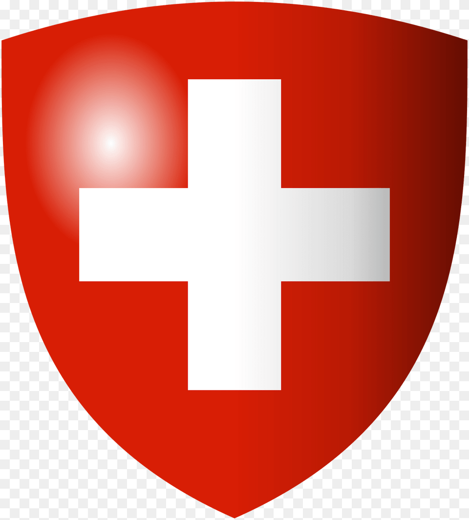 Coat Of Arms Of Switzerland 3d Clipart, First Aid, Logo Png