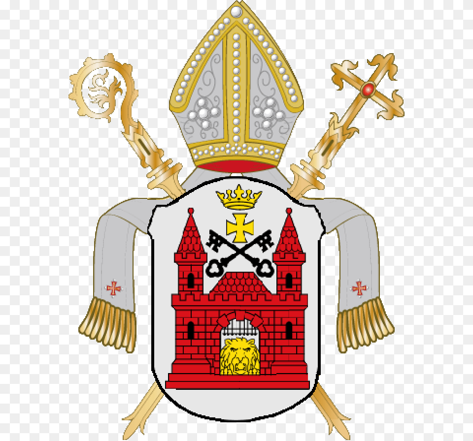 Coat Of Arms Of The Archbishopric Of Riga Roman Catholic Diocese Of Speyer, Bulldozer, Machine Png