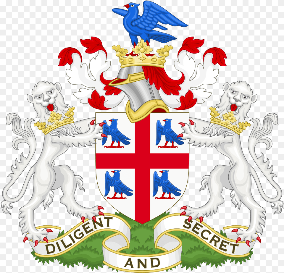 Coat Of Arms Of The College Of Arms College Of Arms, Emblem, Symbol, Animal, Bird Free Transparent Png