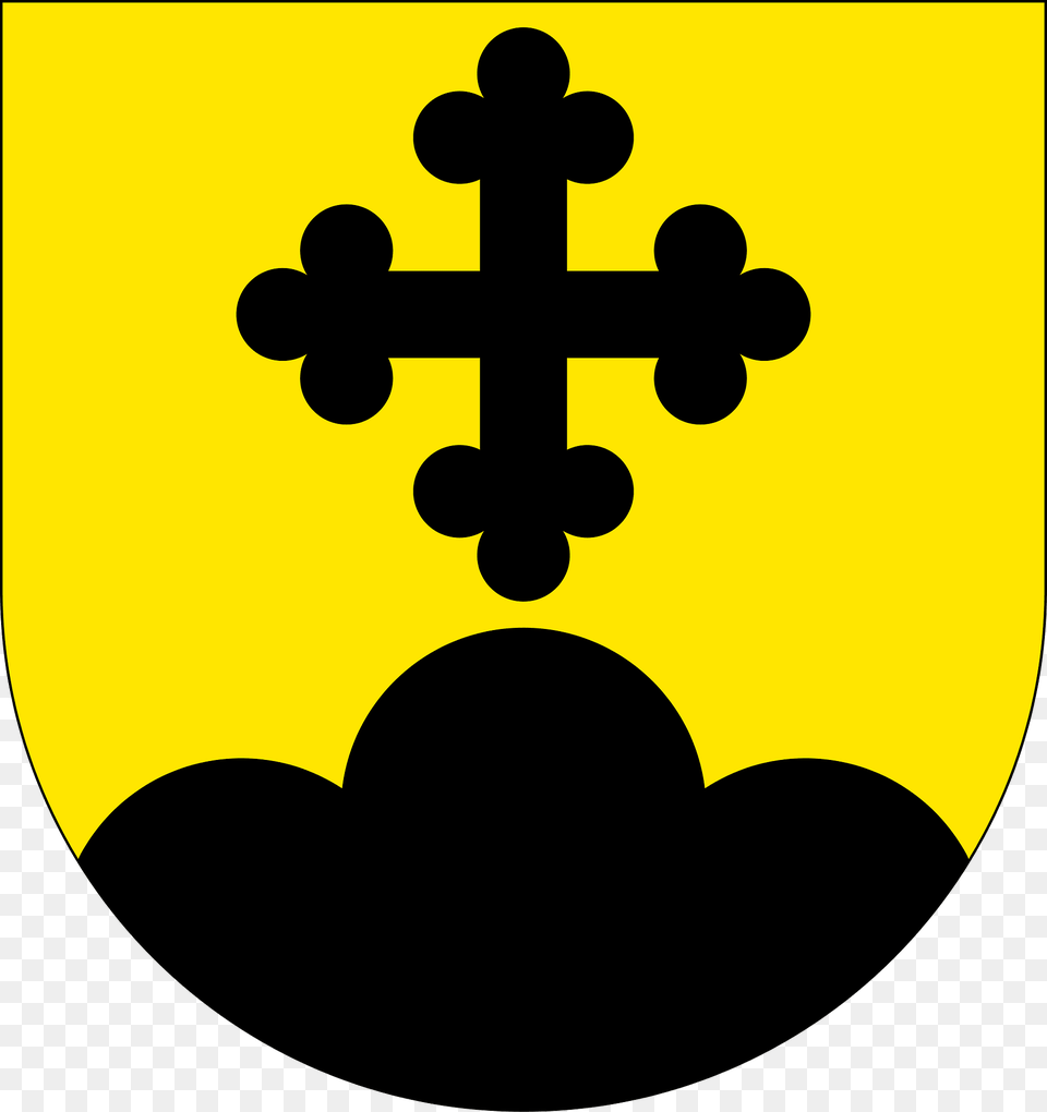 Coat Of Arms Of The Diocese Of Kuopio Clipart, Cross, Symbol, Logo, Disk Png