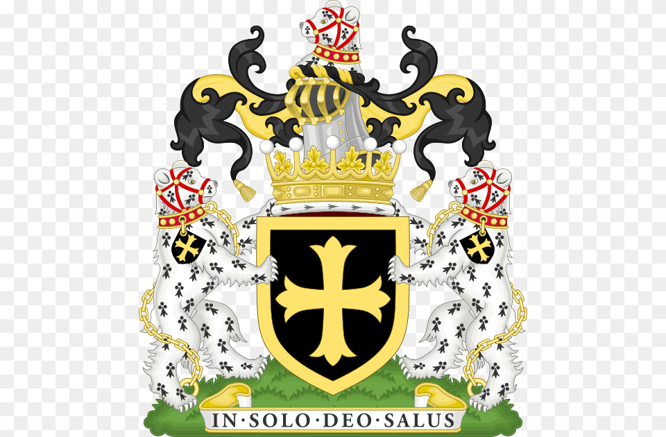 Coat Of Arms Of The Earl Of Harewood Crest, Accessories, Jewelry, Mammal, Wildlife Free Png Download