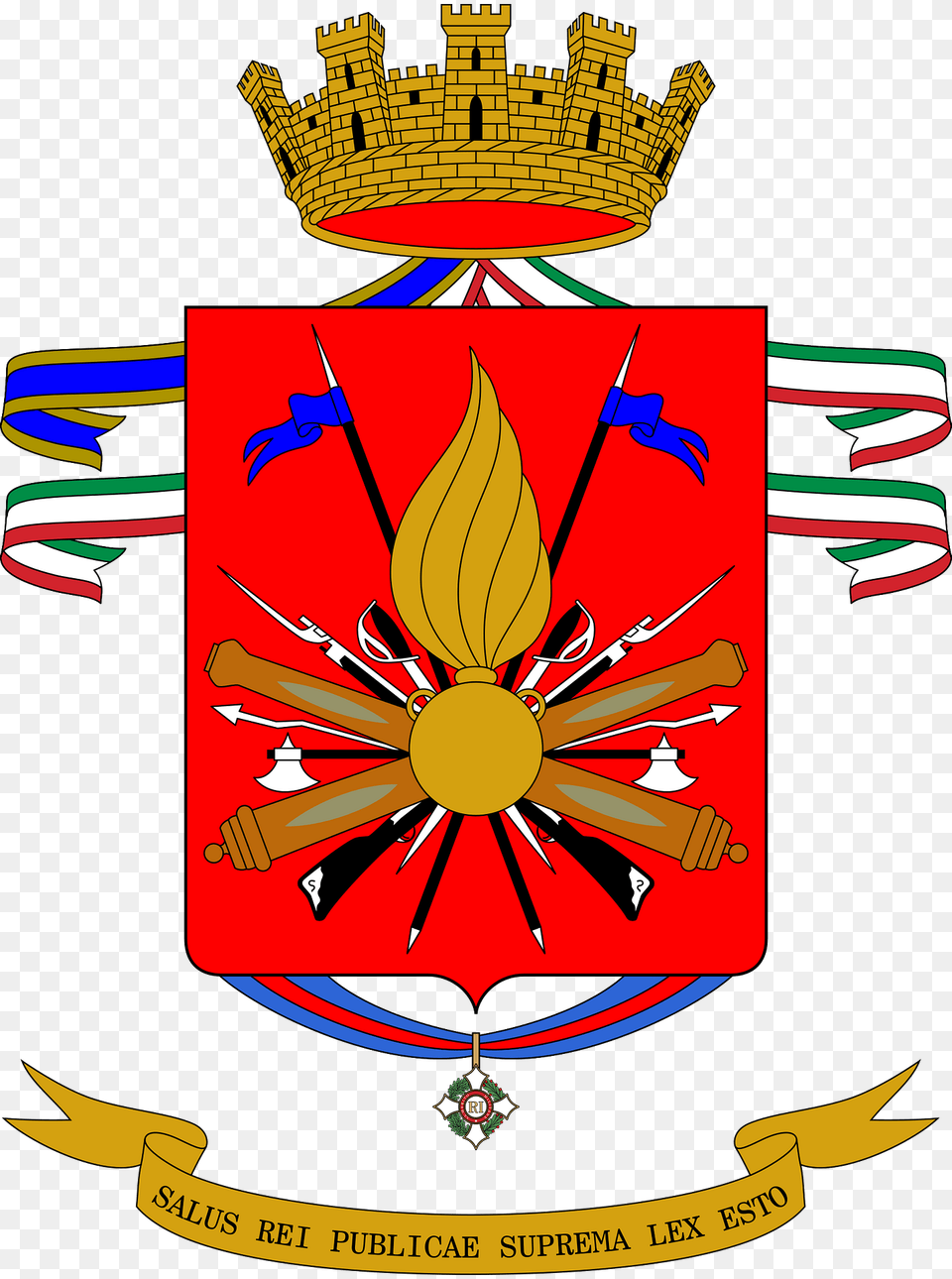 Coat Of Arms Of The Esercito Italiano 1991 2014 Clipart, Emblem, Symbol Free Png Download