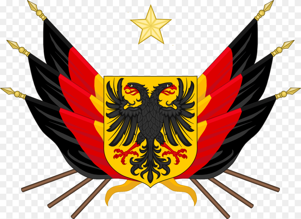 Coat Of Arms Of The Germanic Federation German Confederation Coat Of Arms, Emblem, Symbol, Animal, Bird Free Png Download