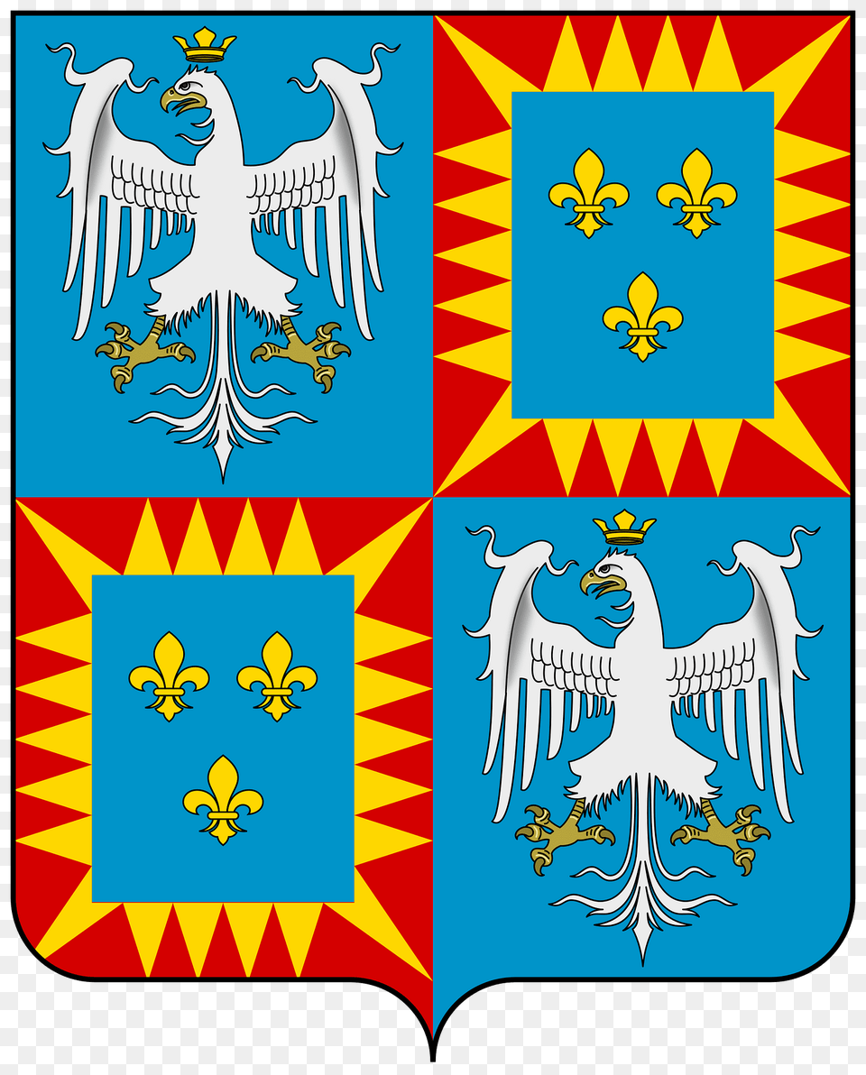 Coat Of Arms Of The House Of Este 1431 Clipart, Emblem, Symbol Png Image