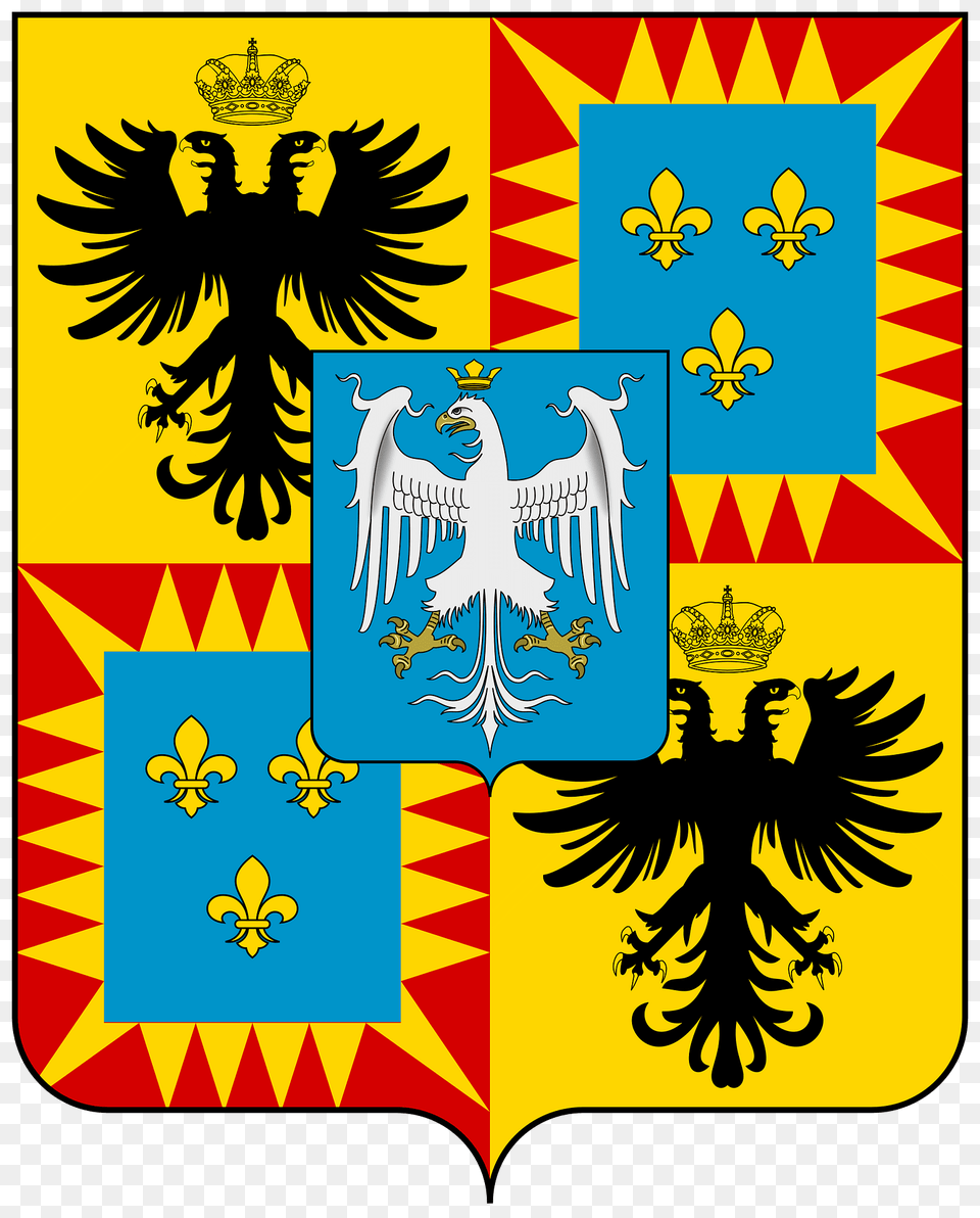 Coat Of Arms Of The House Of Este 1452 Clipart, Emblem, Symbol Png Image