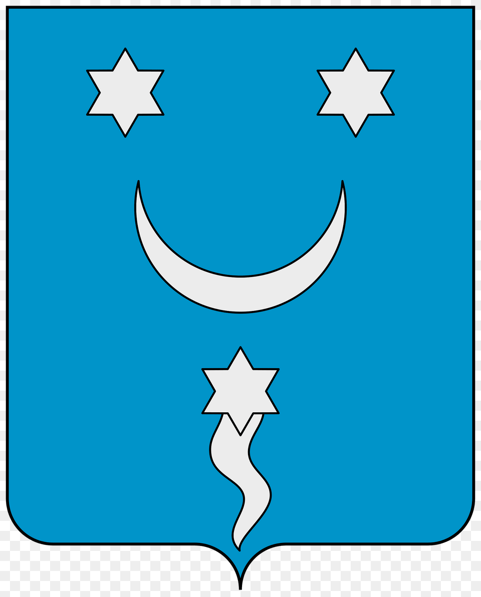 Coat Of Arms Of The House Of Tuccimei Clipart, Symbol, Star Symbol Png