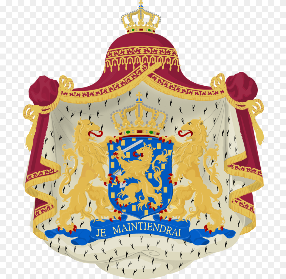Coat Of Arms Of The Kingdom Of The Netherlands Netherlands Symbol, Badge, Logo, Adult, Bride Free Png