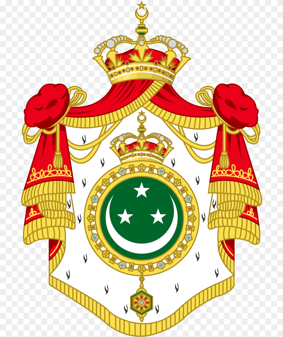 Coat Of Arms Of The Kingdom Of Yemen, Logo, Symbol, Badge, Emblem Png Image